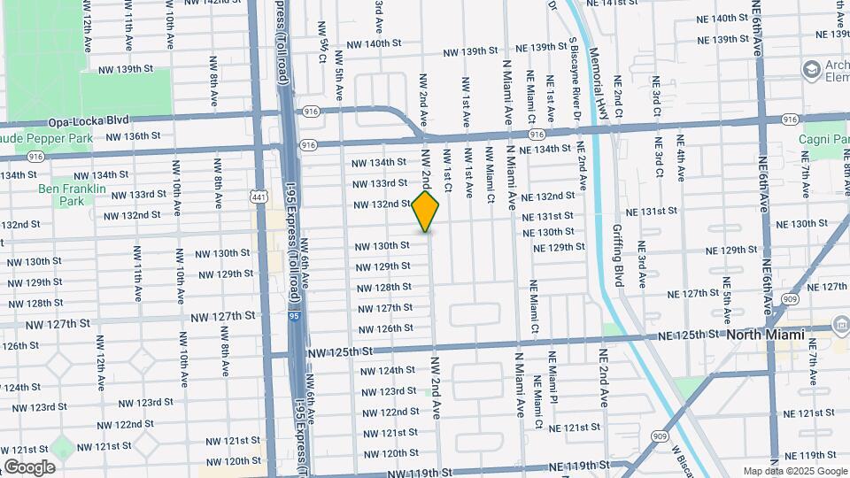 205 NW 130th St Map and Location Details