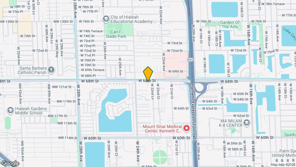 2346 W 68th St Map and Location Details