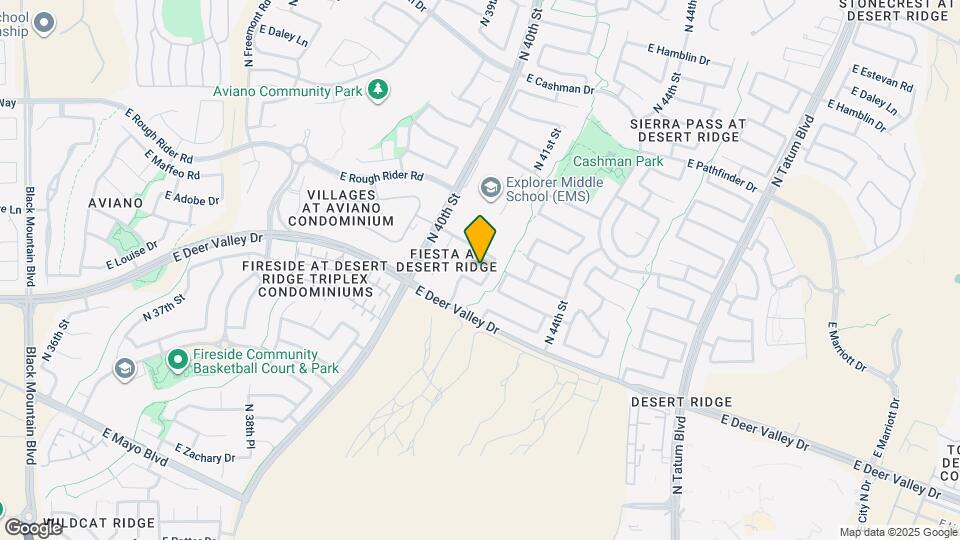 21844 N 41st St Map and Location Details