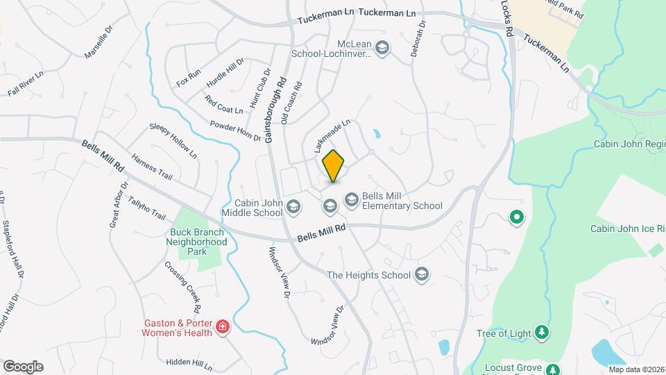 8428 Bells Ridge Terrace Map and Location Details