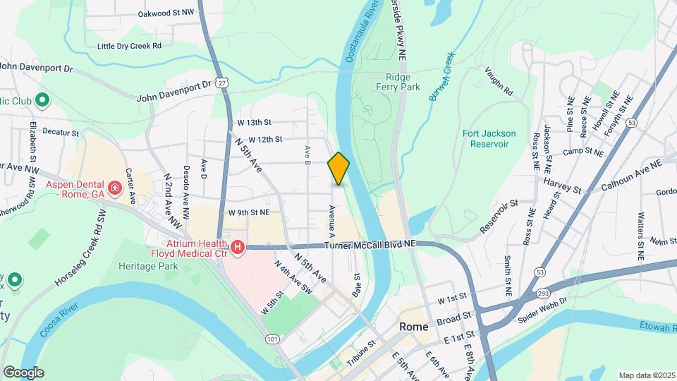 1000 Ave A NE Map and Location Details