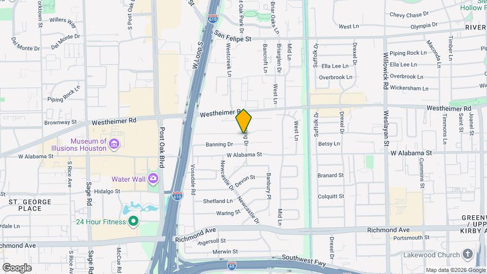 4603 Ivanhoe St Map and Location Details