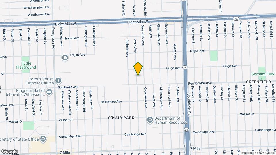 19928 Avon Ave Map and Location Details