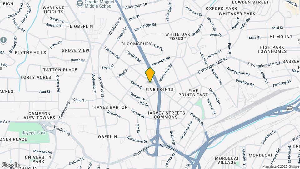 Fairview Row Mapa y Detalles de la Ubicación