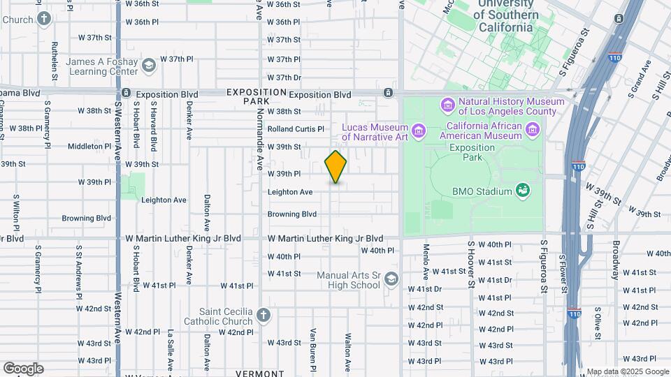 3946 1/2 S Budlong Ave Map and Location Details