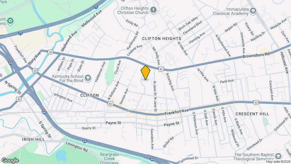 221 N Clifton Ave Map and Location Details