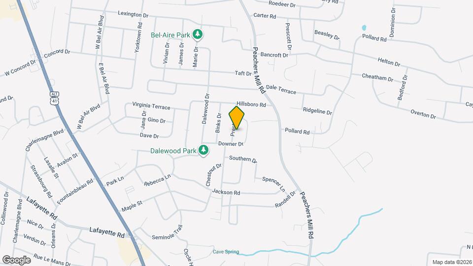 102 Preston Dr Map and Location Details