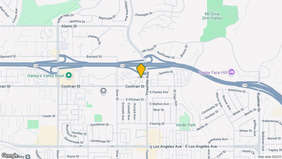 5753 Cochran St Map and Location Details