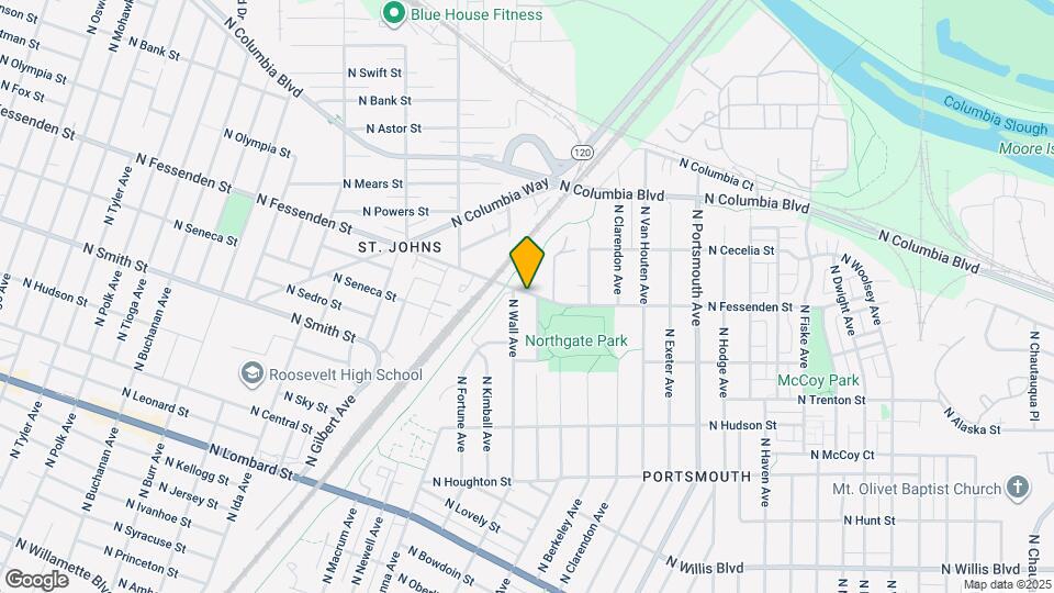 6041 N Fessenden St Map and Location Details