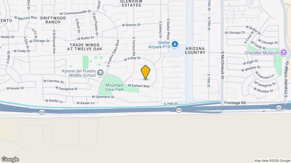 4641 W Whitten St Mapa y Detalles de la Ubicación