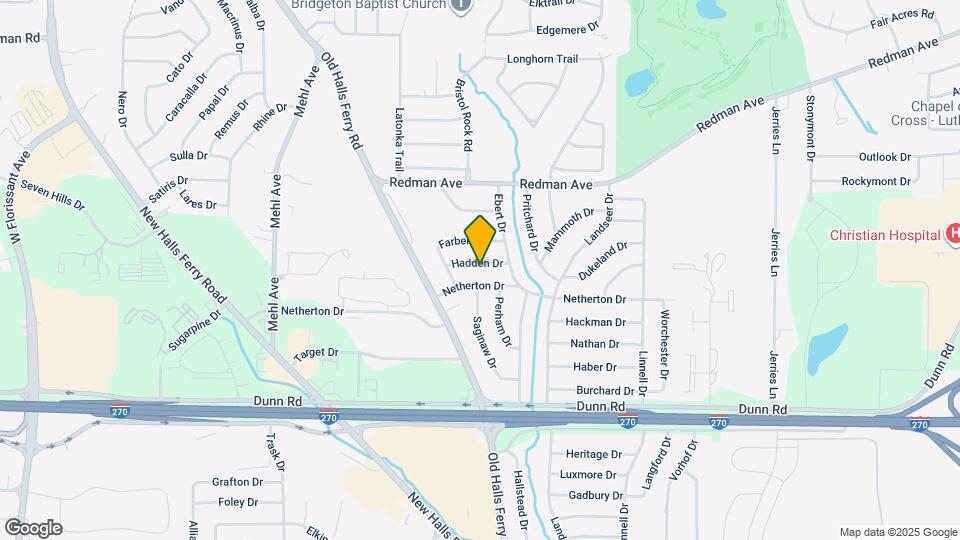2636 Hadden Dr Map and Location Details
