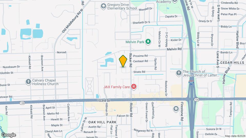 4871 Strato Rd W Map and Location Details