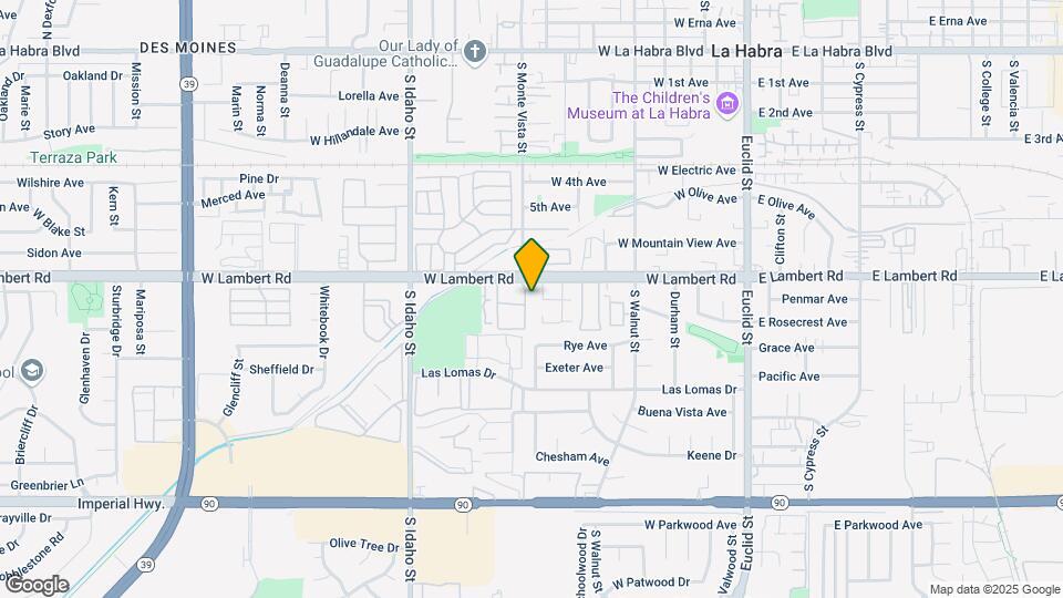 826 W Lambert Rd Mapa y Detalles de la Ubicación