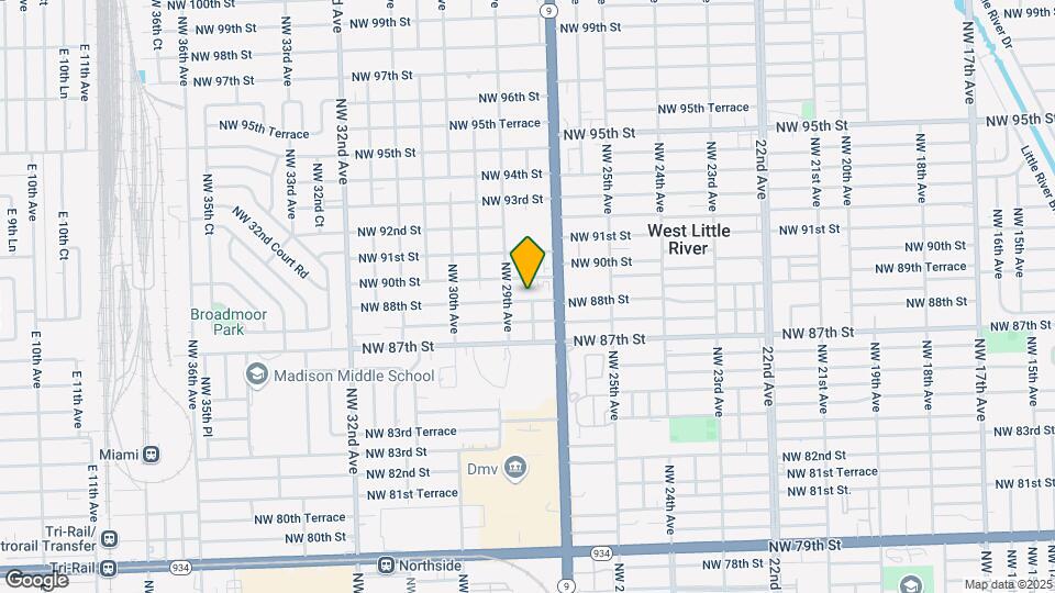 2811 NW 88th St, Unit 1 Map and Location Details