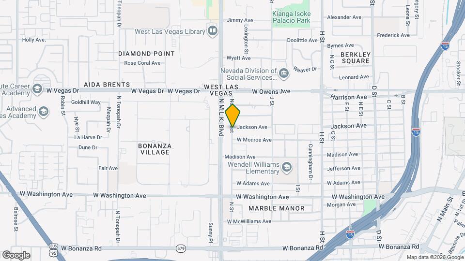 1312 North N Street Mapa y Detalles de la Ubicación