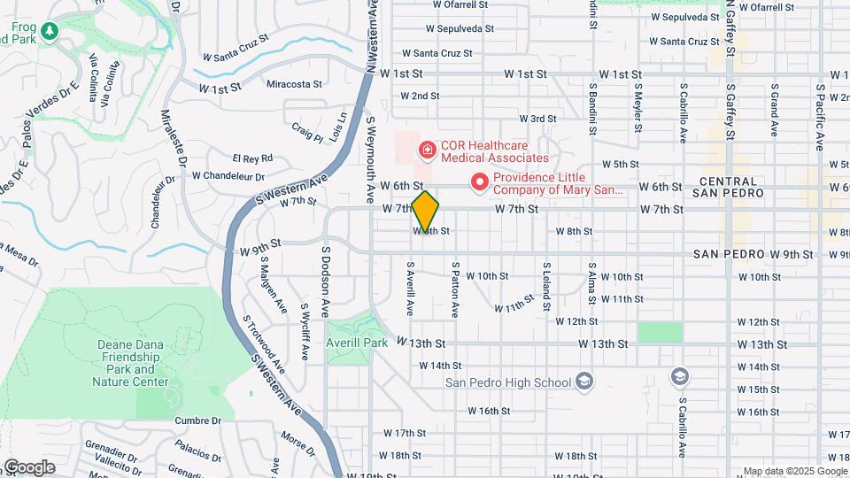 1367 W 8th St Map and Location Details