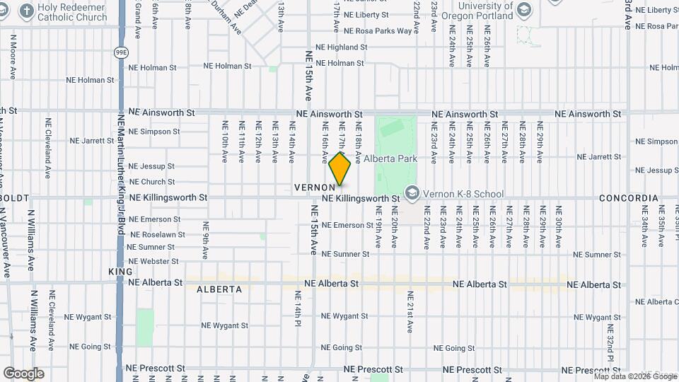 5511 NE 17th Ave Map and Location Details
