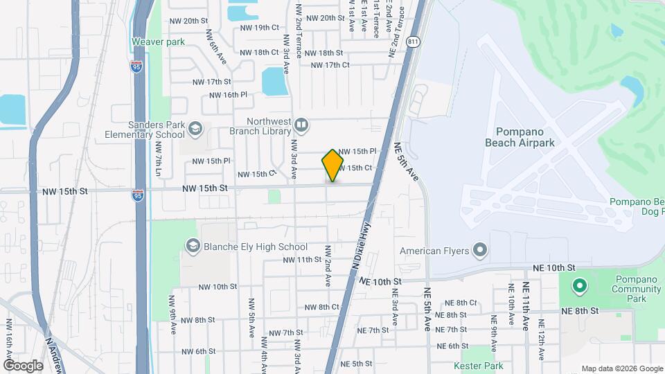 160 NW 15th St Map and Location Details