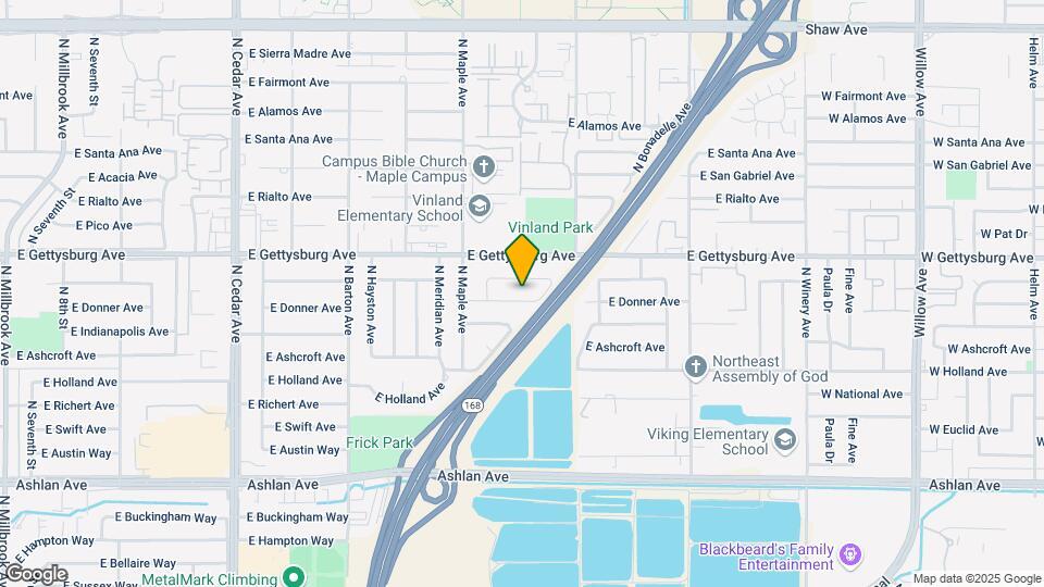 4651 E Donner Ave Map and Location Details