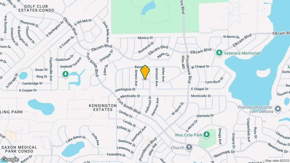 1791 Oakgrove Ave Map and Location Details