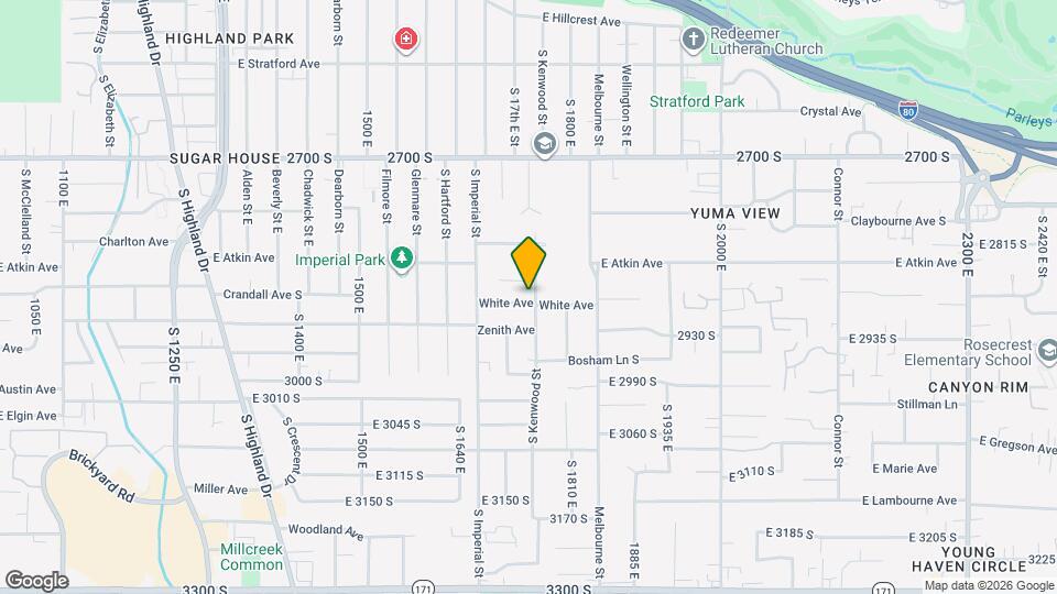 1765 White Ave Map and Location Details