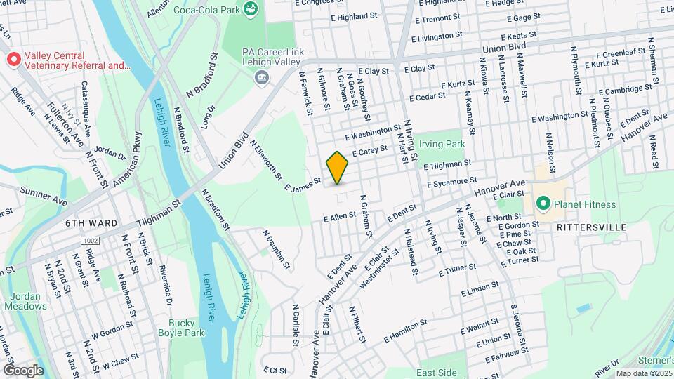 644 E Tilghman St Map and Location Details