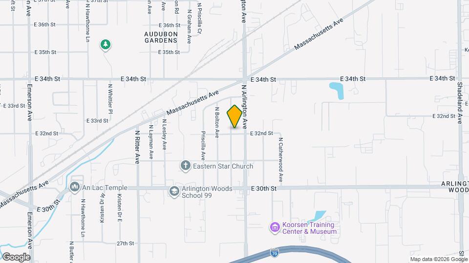 5902 E 32nd St Map and Location Details