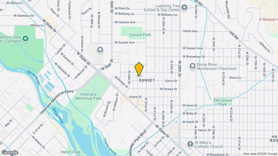 2106 N 33rd St Map and Location Details