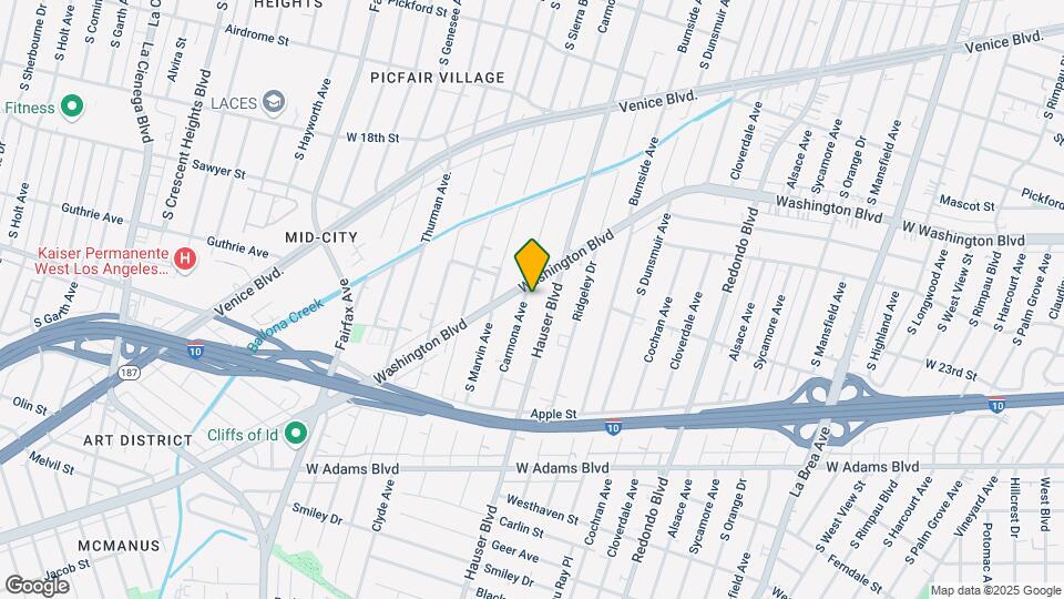 2112 Carmona Ave Mapa y Detalles de la Ubicación