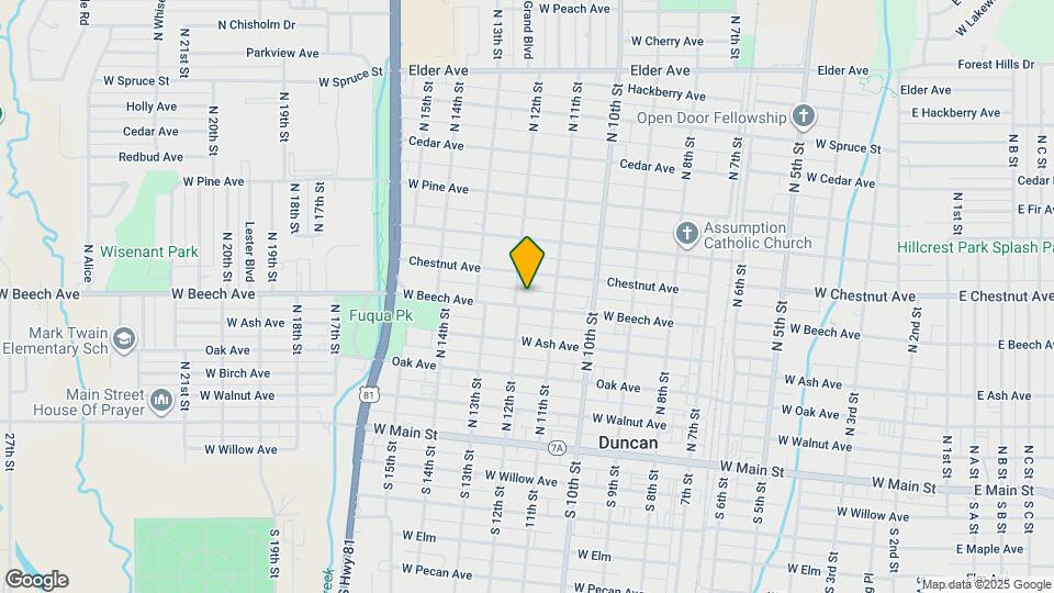 1111 W Beech Ave Map and Location Details