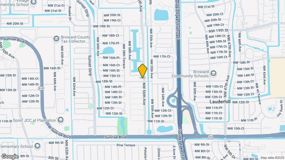 5601 NW 15th St Mapa y Detalles de la Ubicación