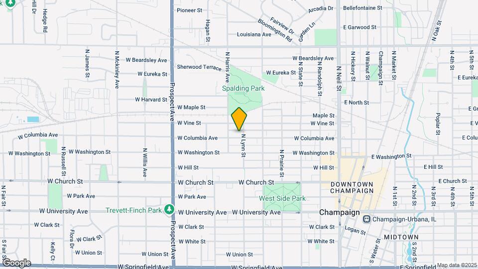 604 W Columbia Ave Mapa y Detalles de la Ubicación