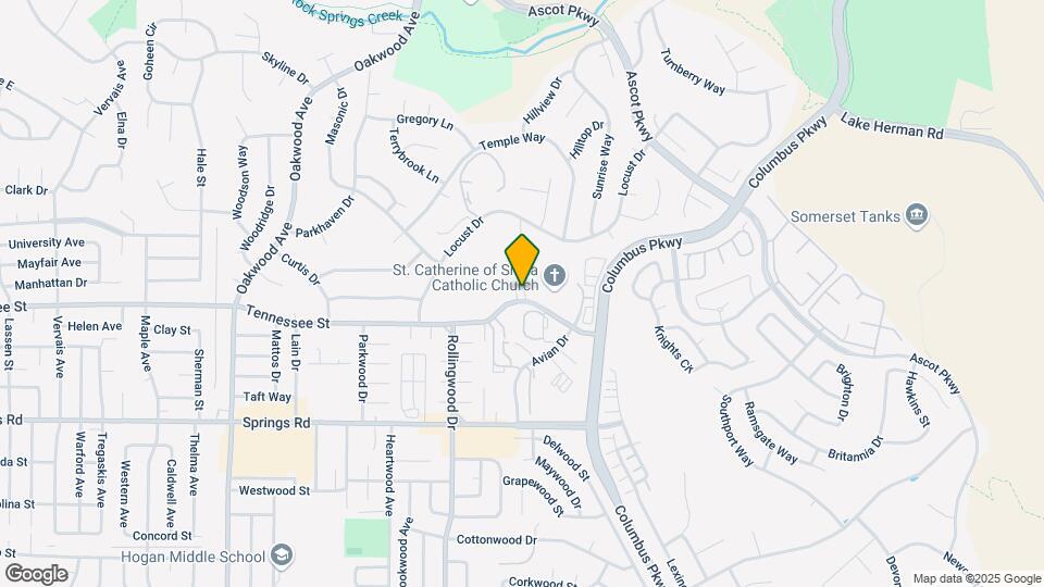 3400 Tennessee St Map and Location Details