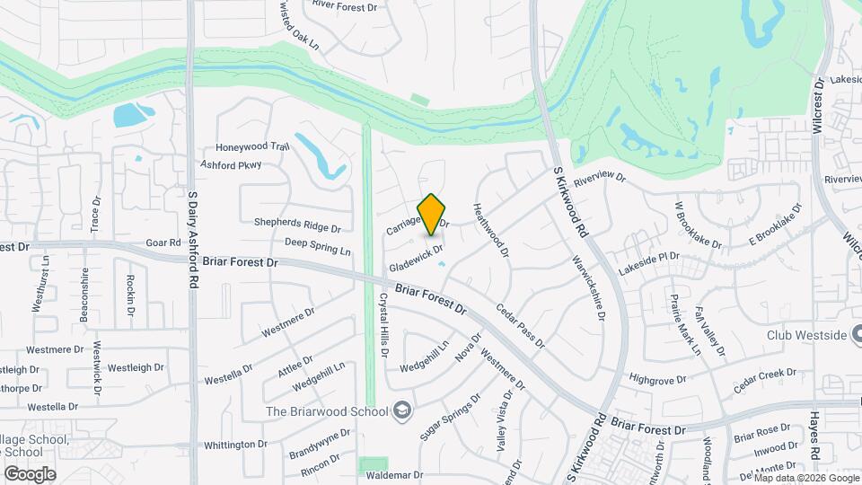 1319 Ambergate Dr Map and Location Details