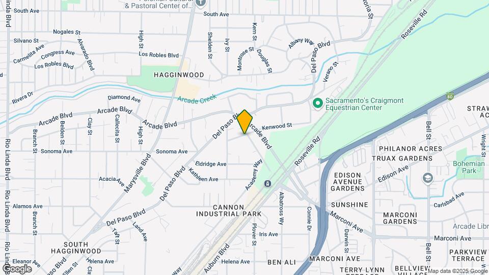 1726 Kenwood St Map and Location Details