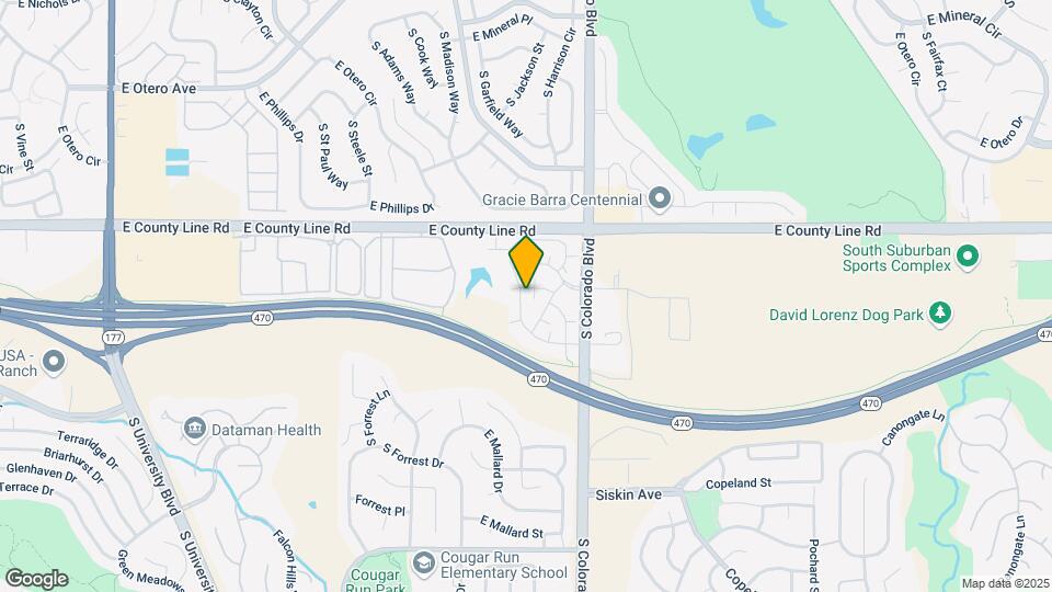 8406 Pebble Creek Way Map and Location Details