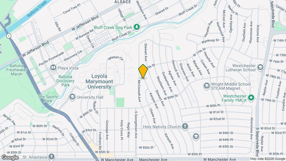 7823 Kenyon Ave Map and Location Details