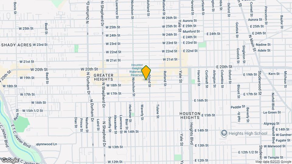 1811 Ashland St Map and Location Details