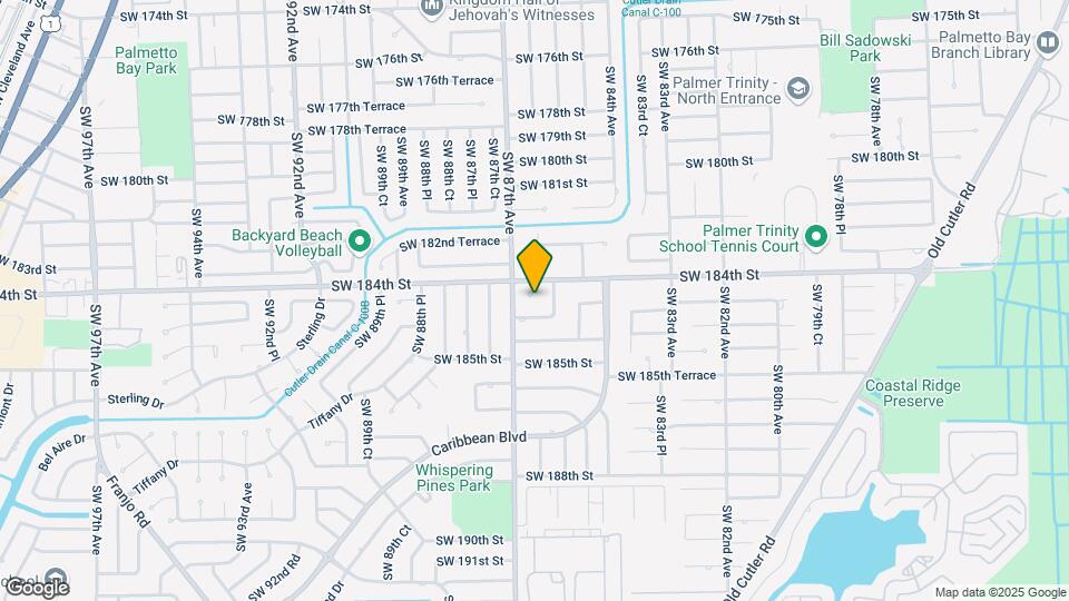 18421 SW 86th Ct Map and Location Details