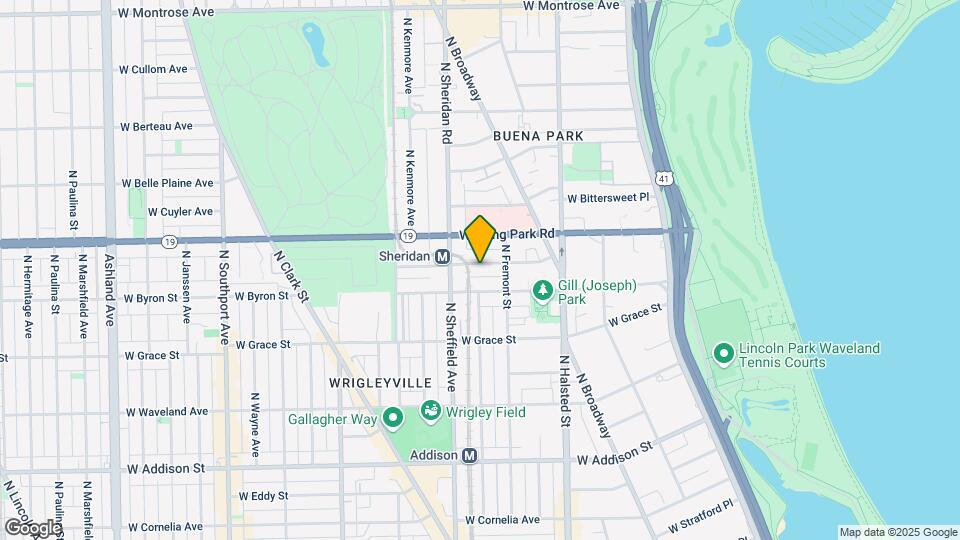 927 W Dakin St, Unit M01B Map and Location Details