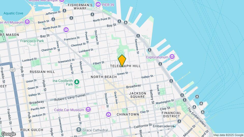1360 Kearny St Map and Location Details