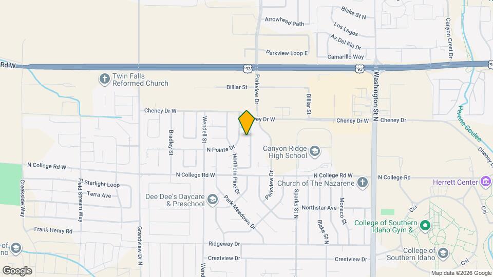 1435 Tara St Map and Location Details