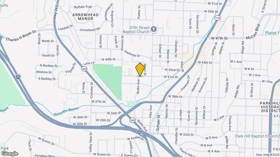 1216 W 41st St Map and Location Details