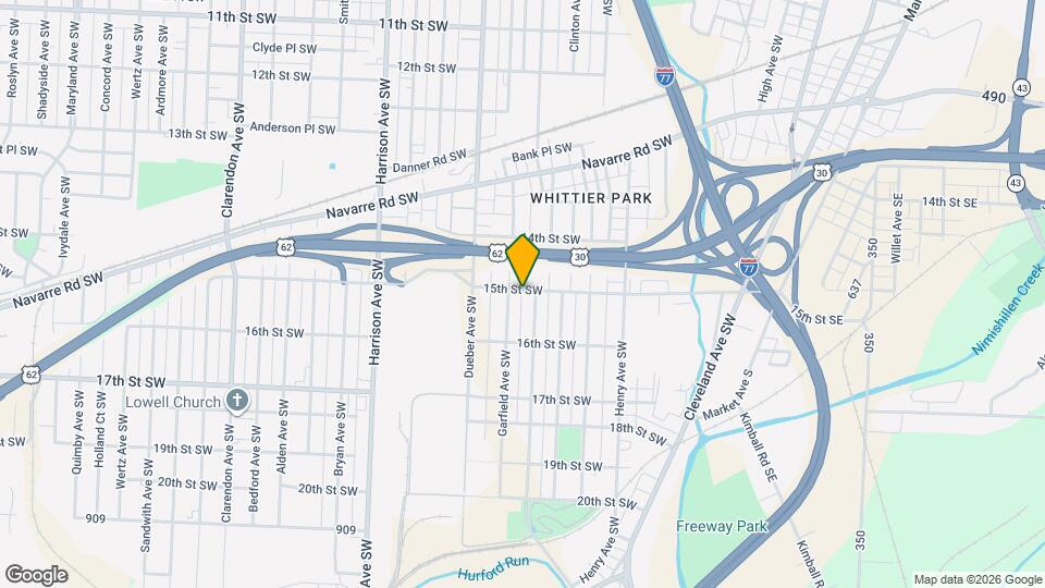 1710 15th St SW Map and Location Details