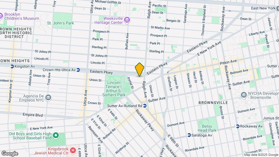 Eastern Parkway Map and Location Details