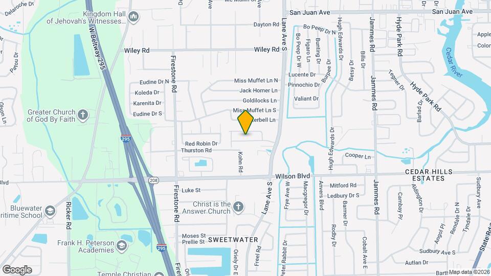 6849 Misty View Dr Map and Location Details