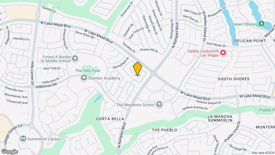 8701 Wintry Garden Ave Map and Location Details