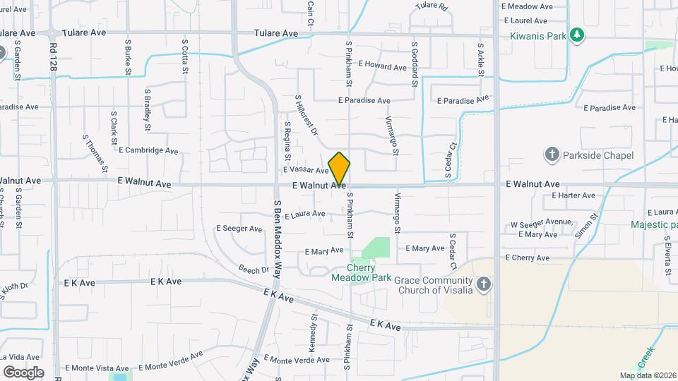 2019 E Walnut Ave Map and Location Details