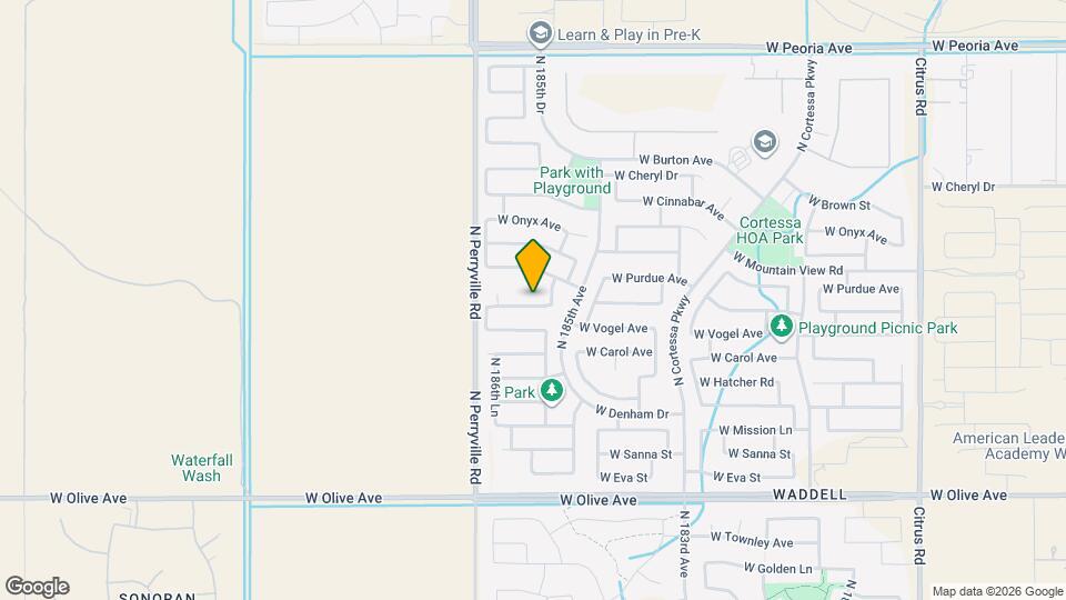 18544 W Palo Verde Ave Map and Location Details
