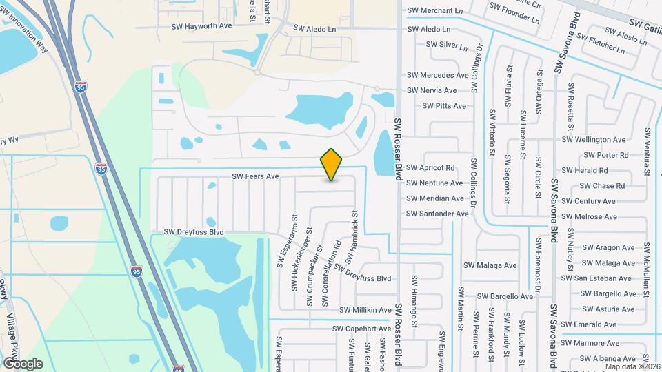 1835 SW Dalmatian Ave Map and Location Details